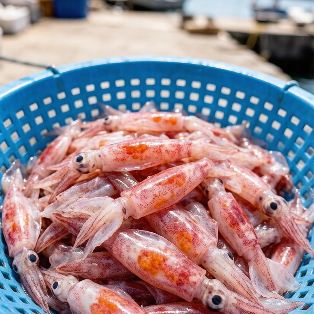 Fresh Small Squid (Pen Squid / Sword Tip Squid)